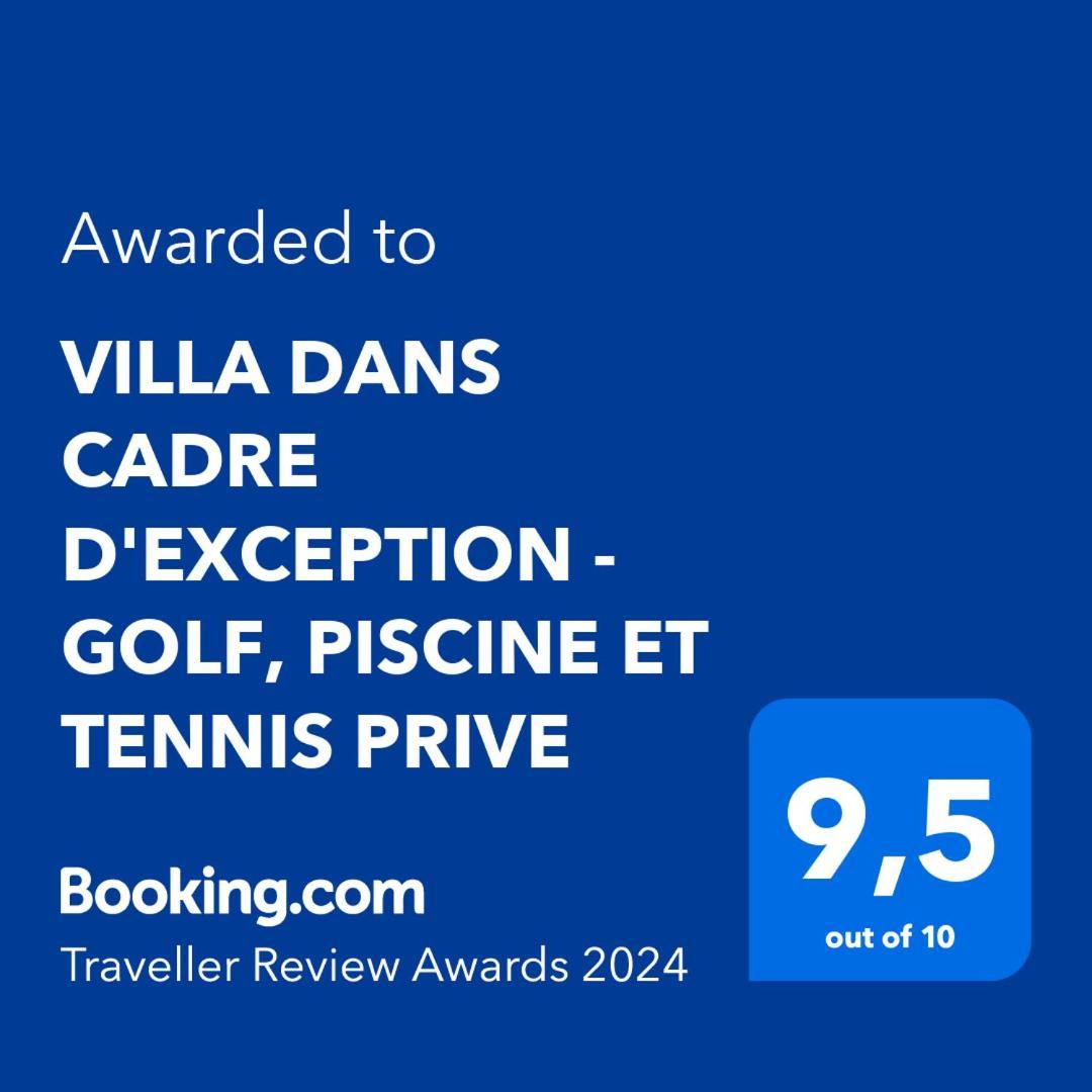 Villa Dans Cadre D'Exception - Golf, Piscine Et Tennis Prive Saint-Cyr-sur-Mer Exterior photo